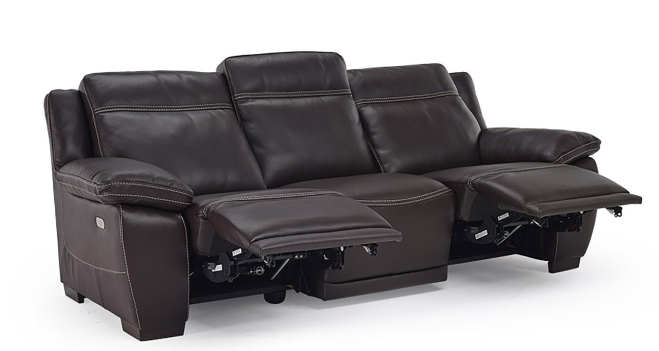 natuzzi editions b875 genuine leather sofa