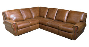Bismarck Reclining Leather Sectional