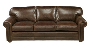 American Made Leather Sofa