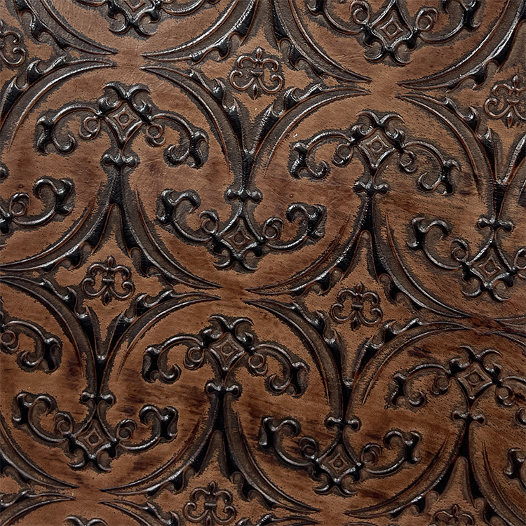 Designer Heraldic Cinnamon Brown