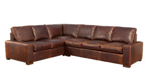 American Made Leather Sectional