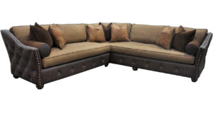 American Made Leather Sectional